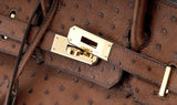 Birkin 30 Etrusque Chocolate Ostrich