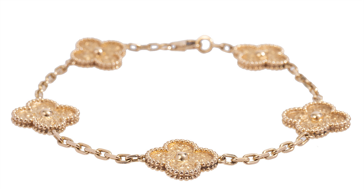 Van Cleef Arpels Sweet Alhambra Bracelet 5 Motifs