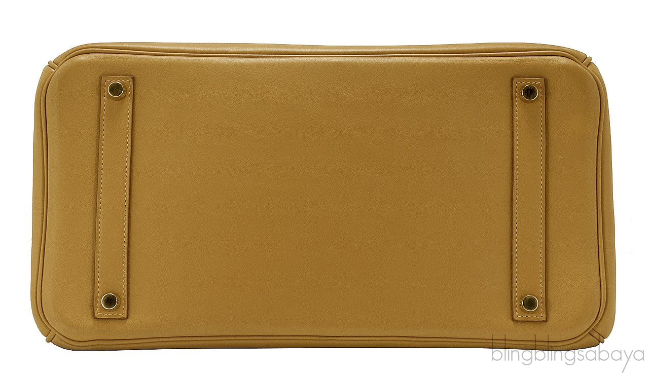 Birkin 35 Camel Swift GHW