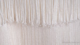White Fringed Halter Neck Dress