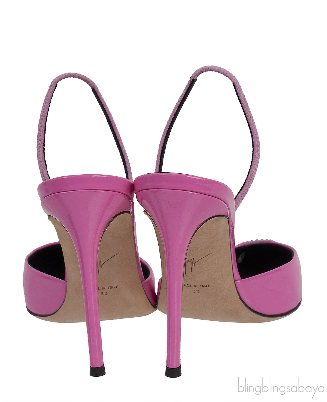 Pink Henriette Strass 85mm Pumps