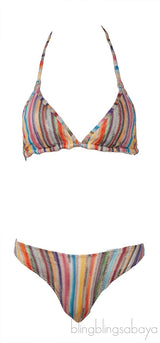 Multicolor Two-Piece Swimsuit
