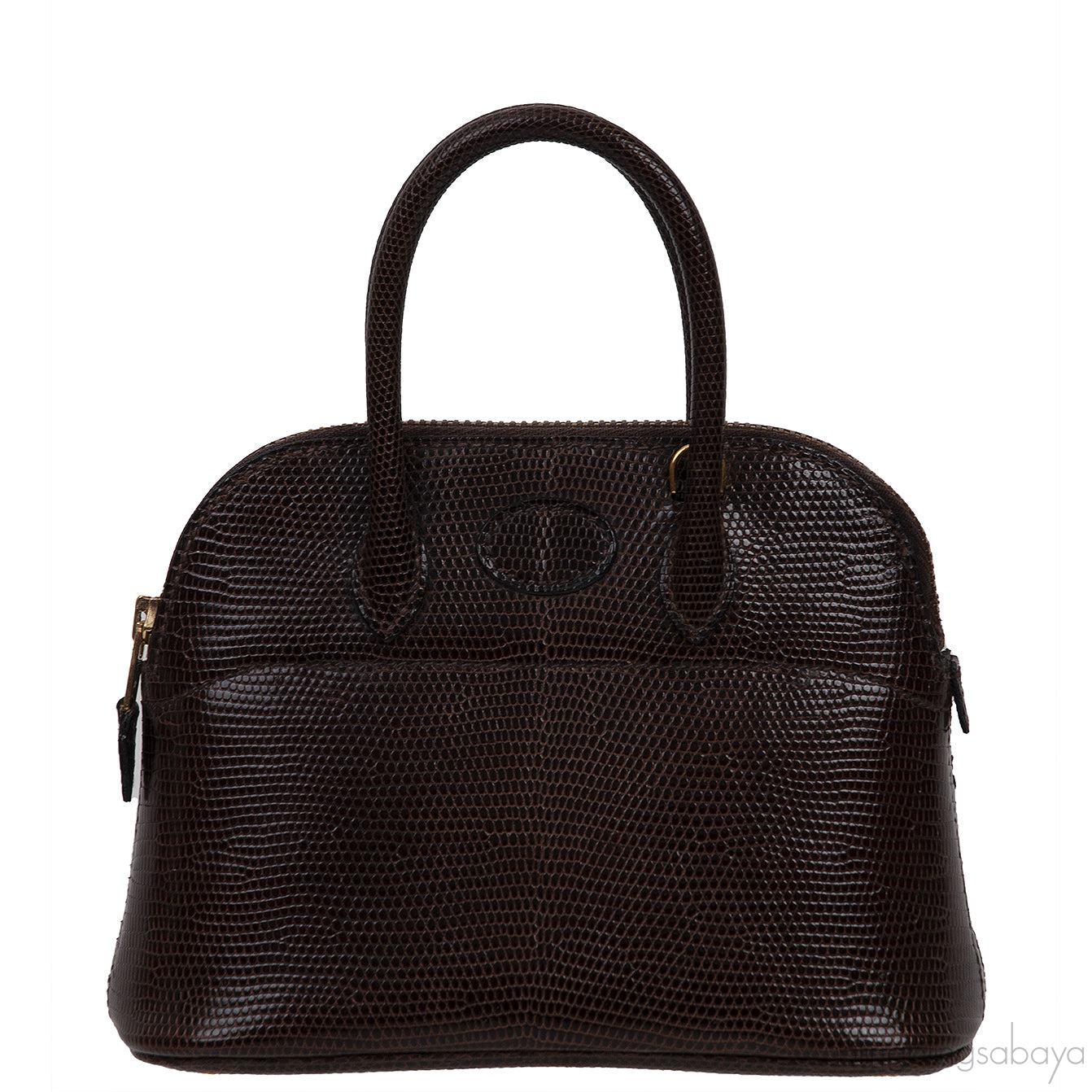 Hermes Bolide Micro 16 Brown Lizard GHW