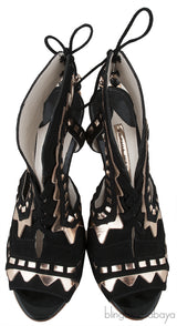 Cut-out Suede Leather Sandals
