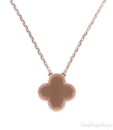 Van Cleef & Arpels Vintage Alhambra Grey Obsidian Holiday Pendant 2023