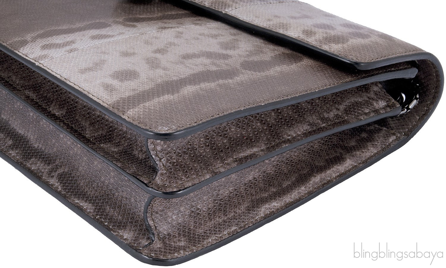 Serpenti  Karung Skin Flap Bag