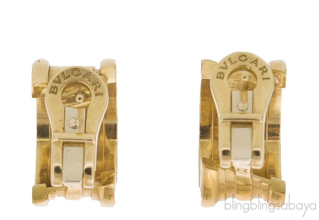 B.Zero1 Yellow Gold Hoops Earrings