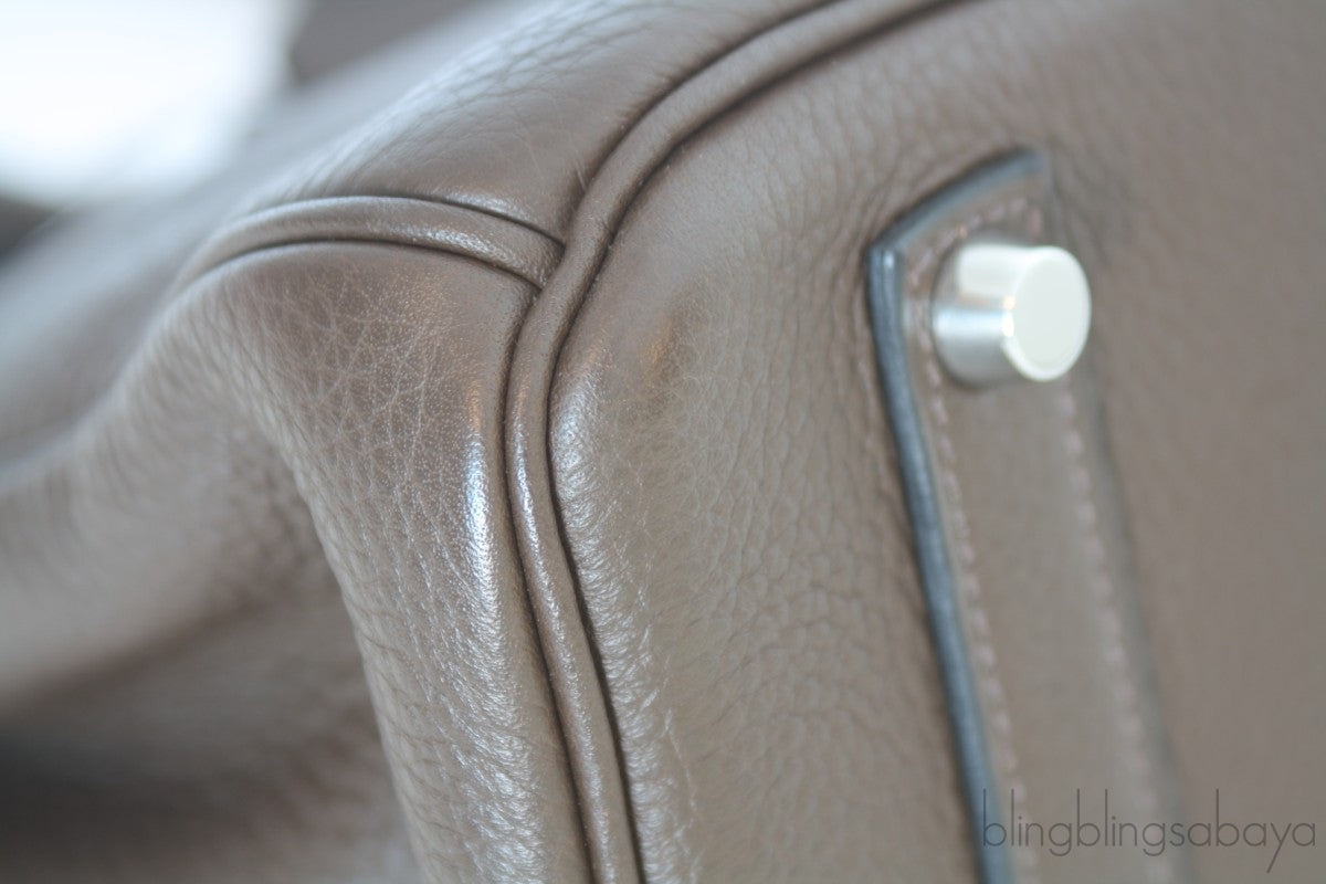 Birkin 35 Chocolate Taurillon Clem