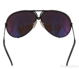 P8478 Aviator Black Sunglasses