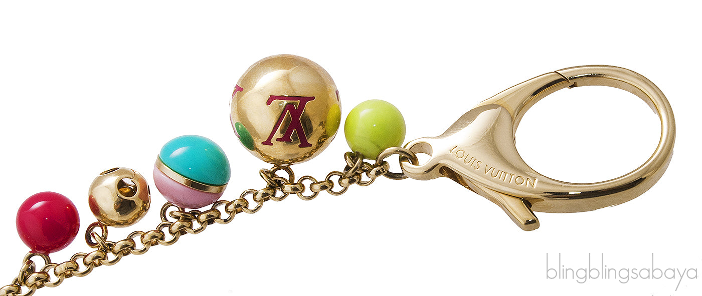 Multicolor Grelots Chain Bag Charm