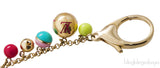Multicolor Grelots Chain Bag Charm
