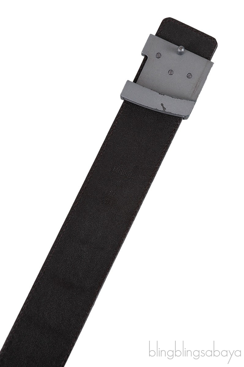 Grey Taiga 35mm LV Initiales Belt