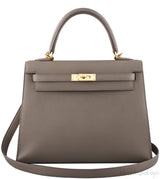 Kelly 25 Etain Epsom Sellier GHW