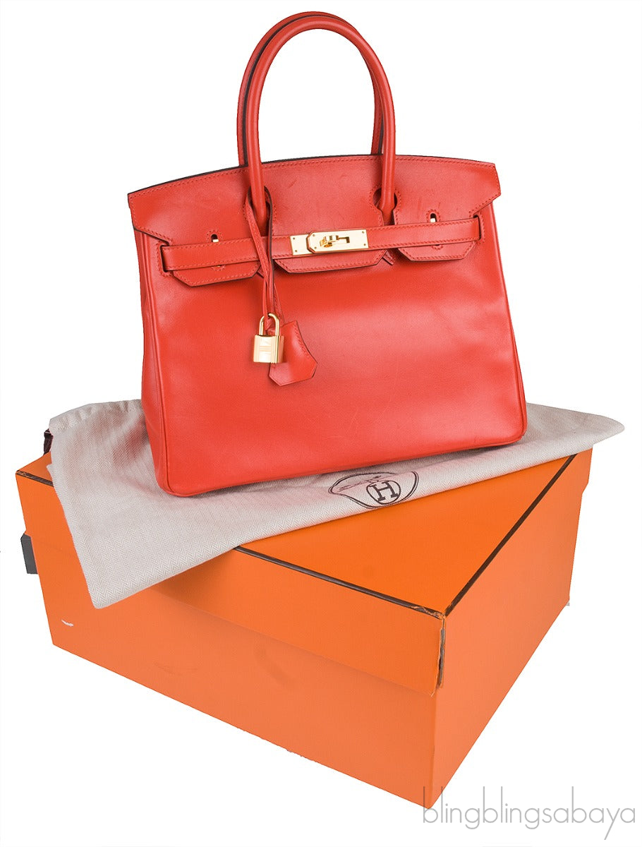 Birkin 30 Tadelakt Capucine GHW