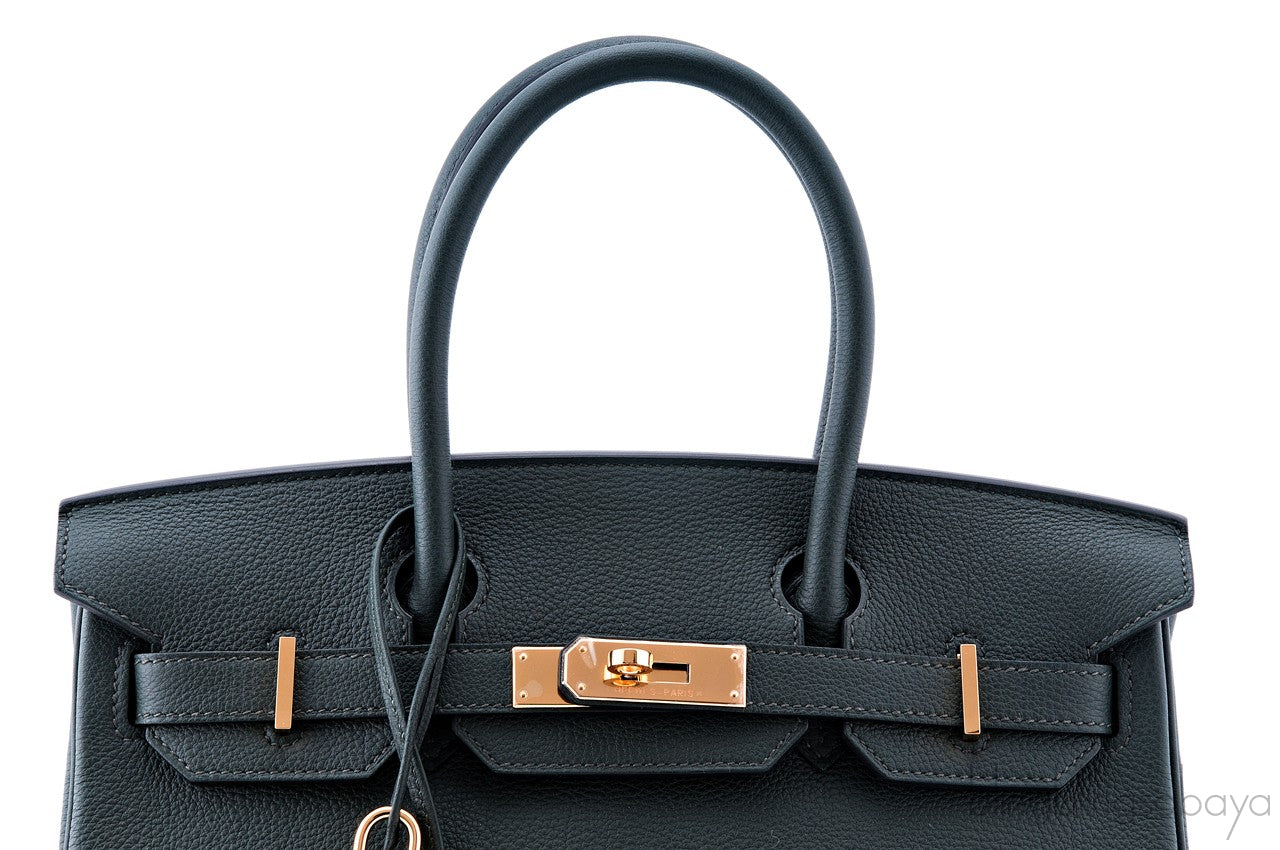 Birkin 30 Vert Fonce Togo