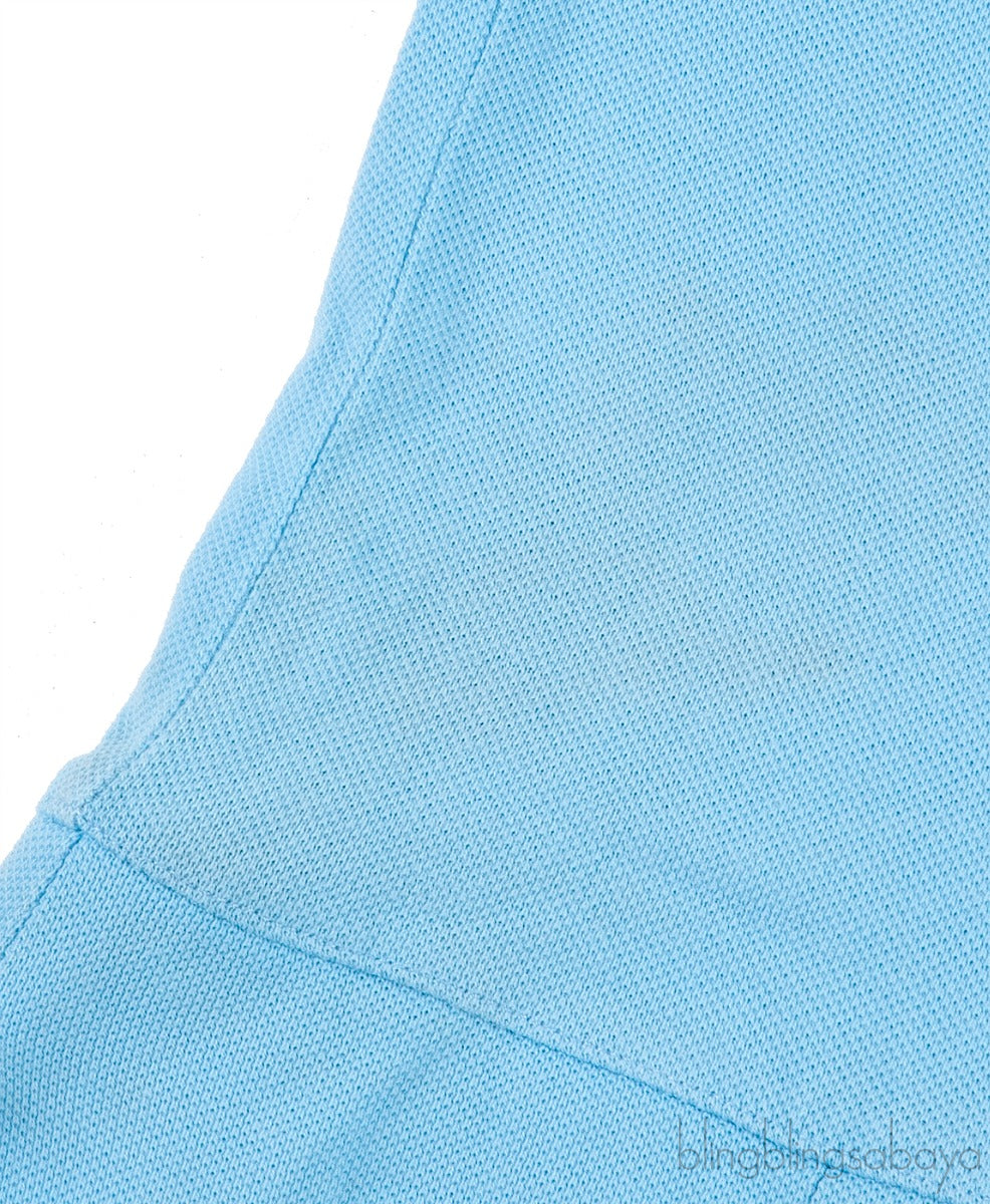 Light Blue Polo Shirt Kids Dress