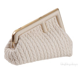 White Small First Clutch Bag