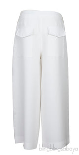 White Wide Leg Trouser