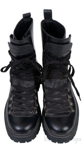 Black Berenice Combat Boots