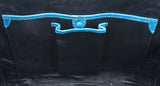 Ricky Blue Green Alligator Bag