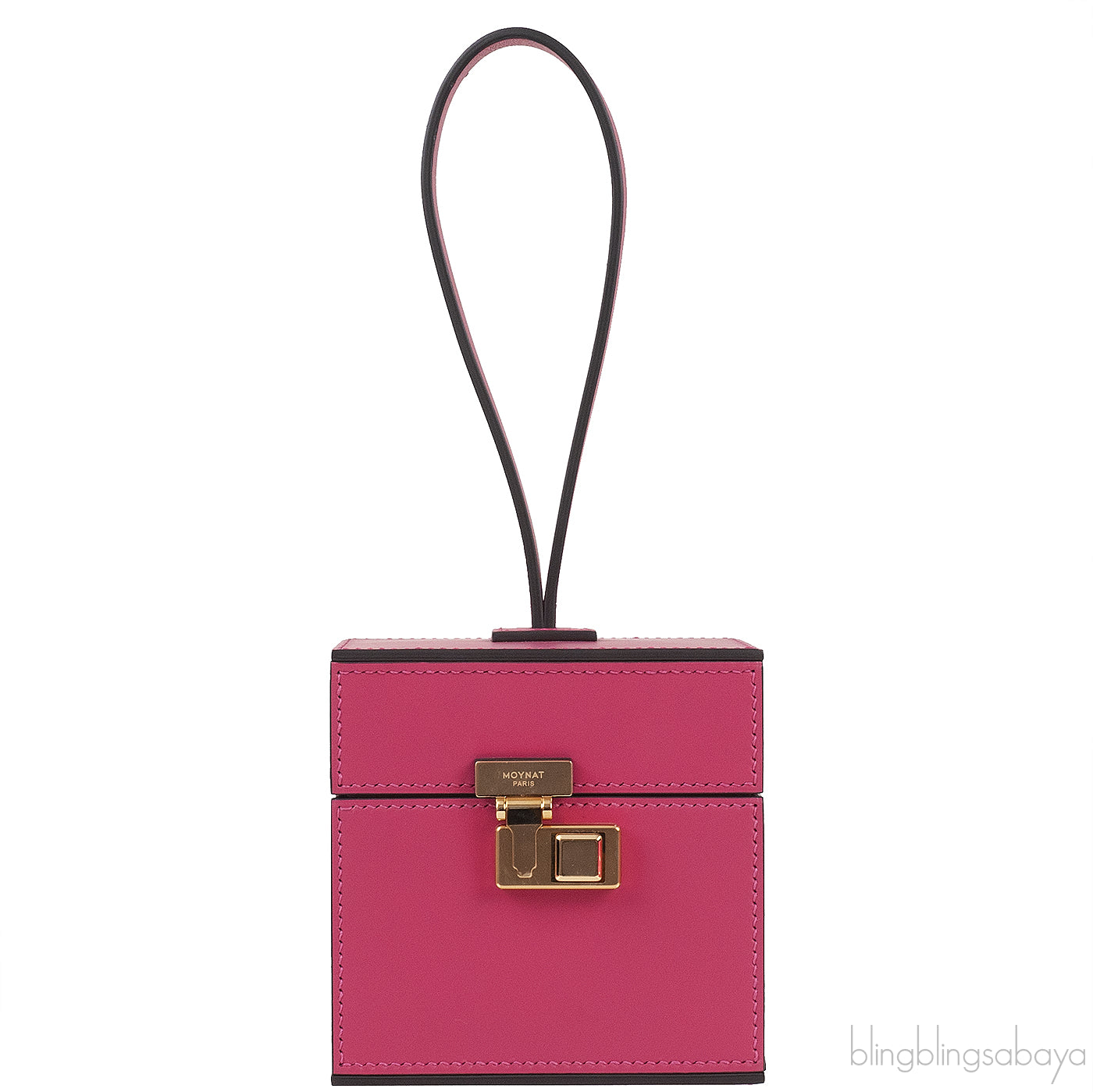 Mini Vanity Case Fuchsia Clutch Bag