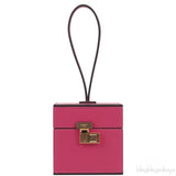 Mini Vanity Case Fuchsia Clutch Bag
