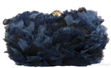 Alexander McQueen Skull Fabric Embellished Hard Clutch