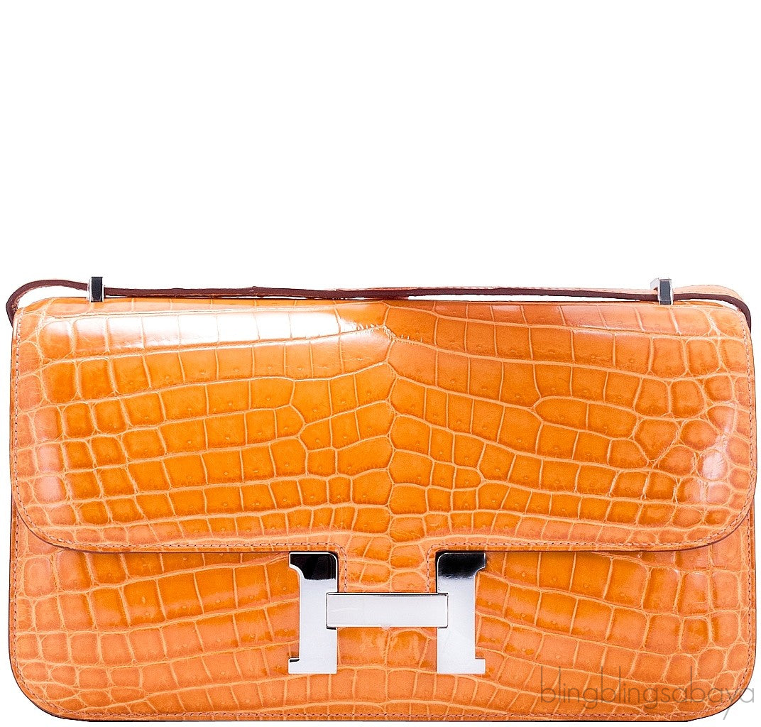 Constance Elan Saffron Crocodile PHW