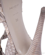Tribute Python Leather Sandals