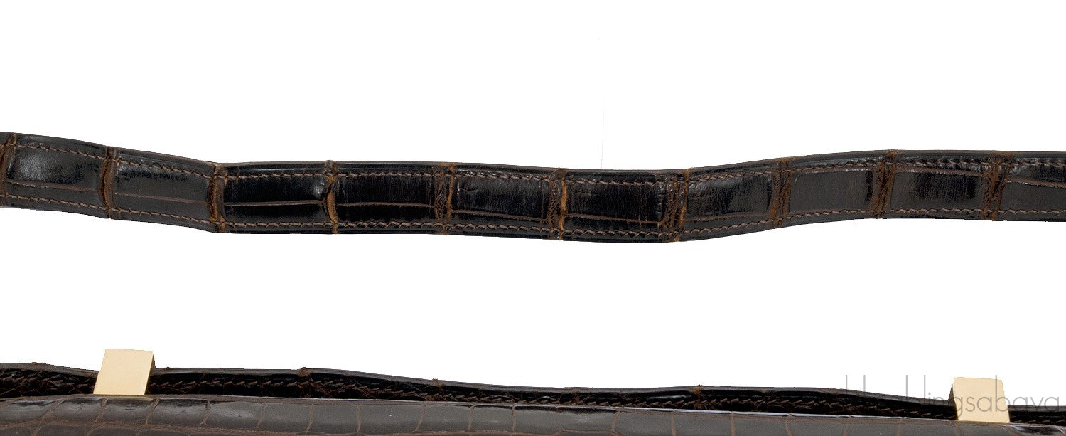 Vintage Constance Brown Crocodile