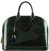 Louis Vuitton Alma Monogram Vernis Dark Green GM