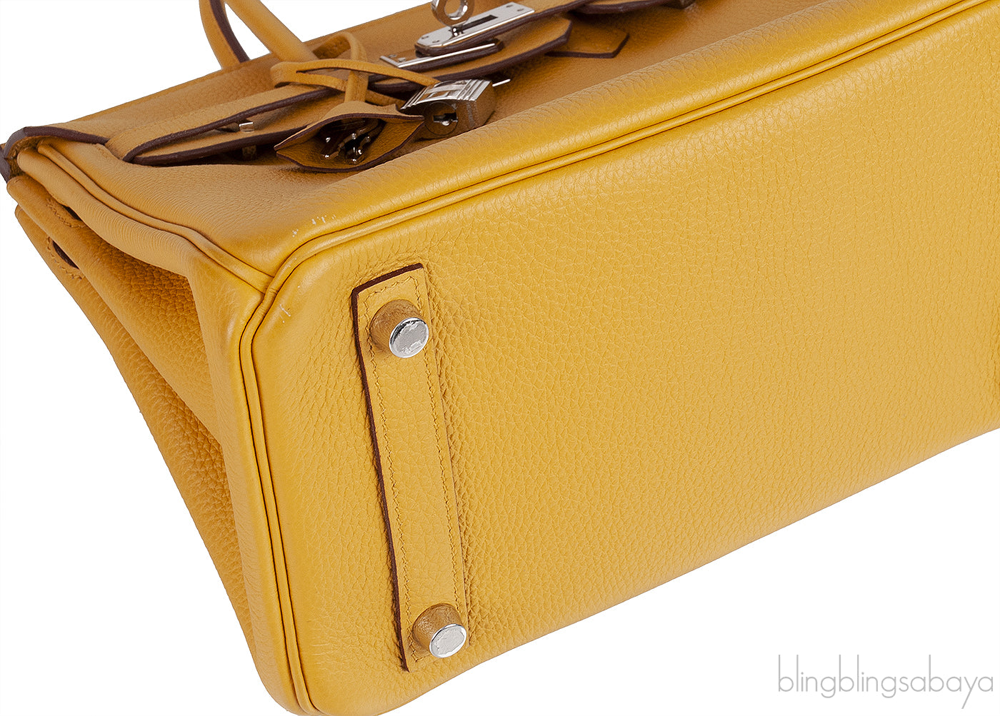 Birkin 25 Jaune Ambre Togo PHW