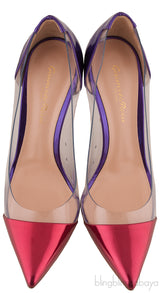 Red & Purple Plexi Pumps