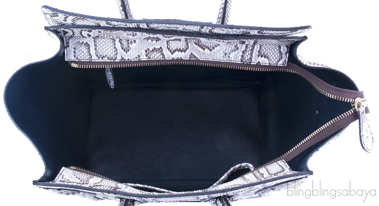 Mini Luggage Natural Python