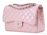 Jumbo CC Baby Pink Patent Flap