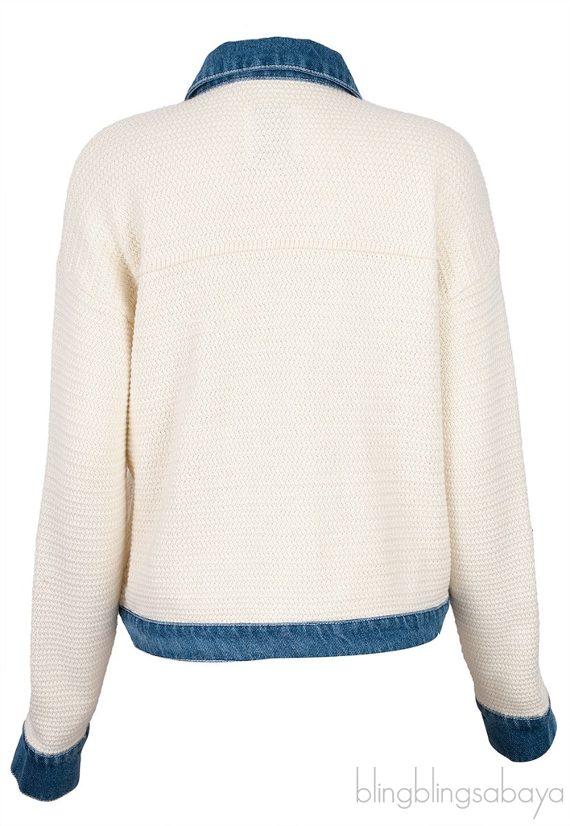 Nino Knit Denim Jacket