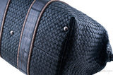 Nero Intrecciato Nappa Croco Duffle
