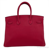Birkin 35 Rouge Casaque