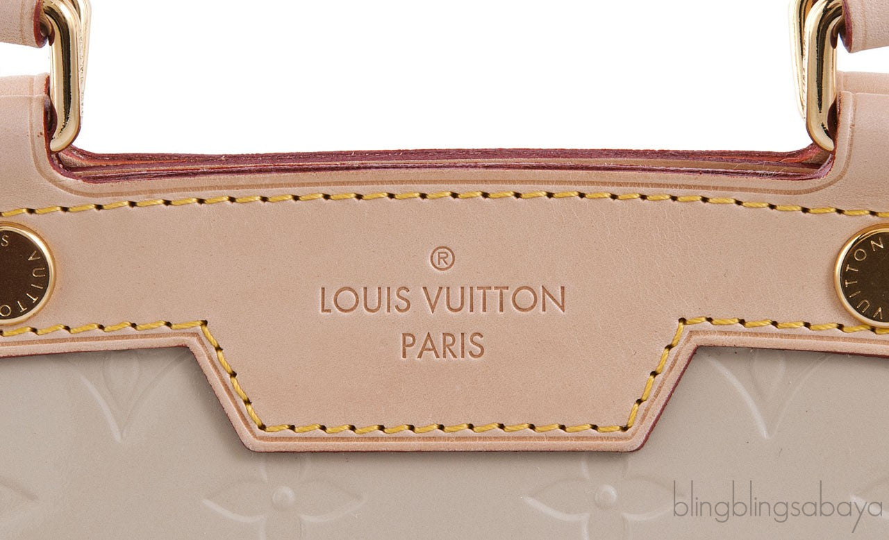 Brea MM Monogram Vernis W Corail