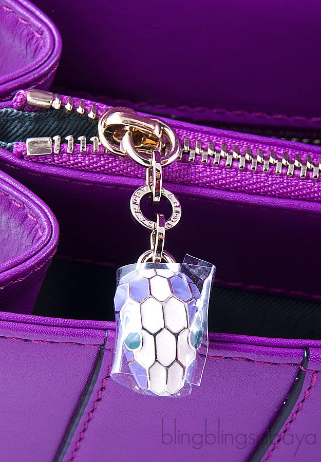 Serpenti Purple Shoulder Bag