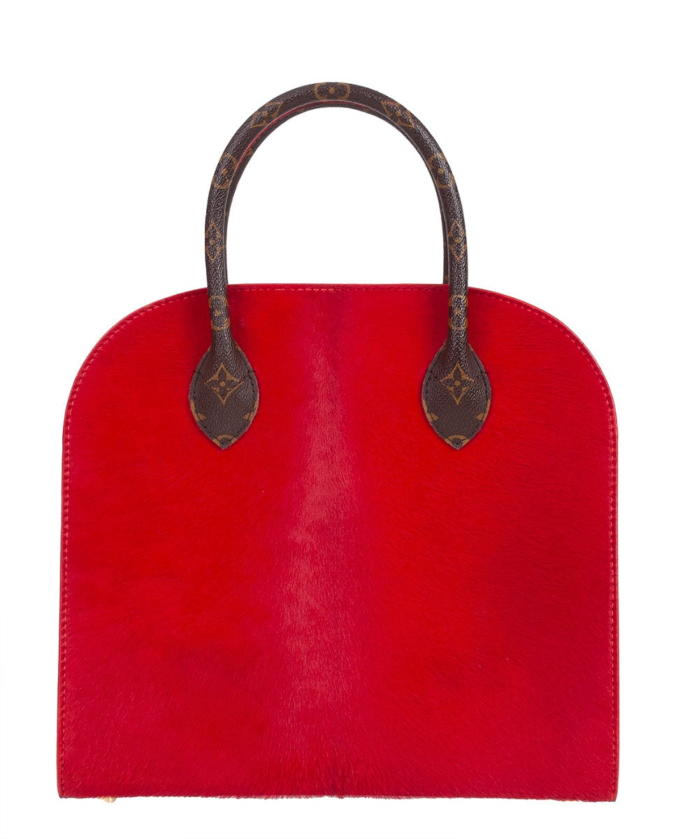 Monogram Pony Studded Shopping Bag