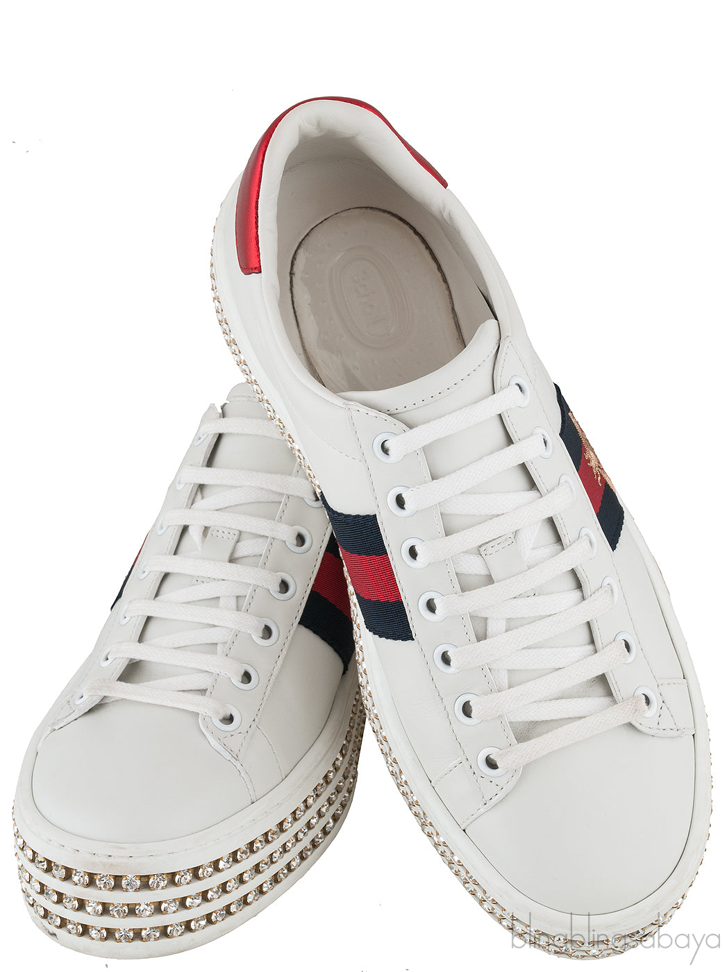 Ace Crystal Embellished Sneakers