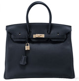 Birkin 35 Black Togo GHW