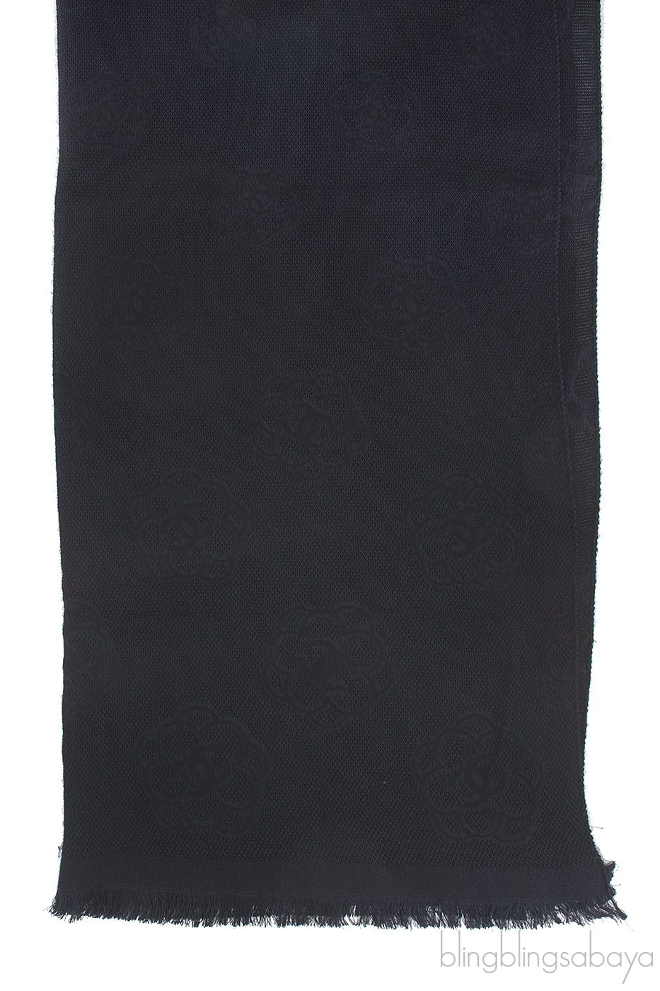 CC Camellia Black Stole
