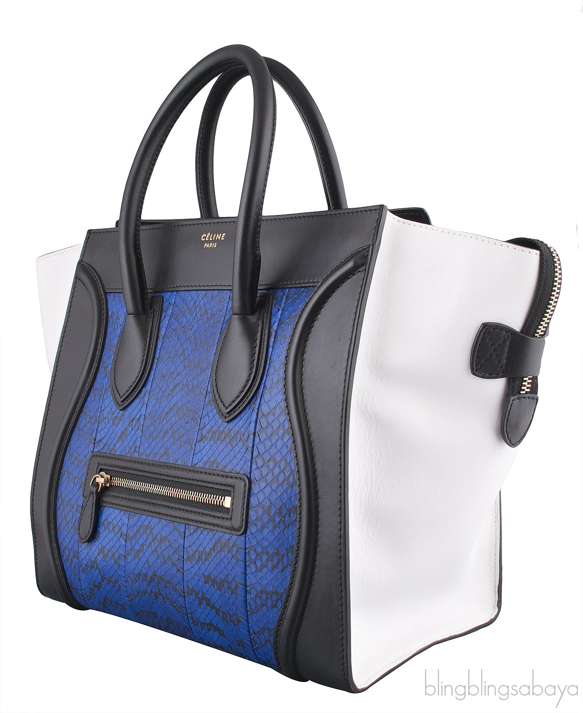 Mini Luggage Tri-color Python