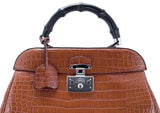Lady Lock Top Handle Crocodile