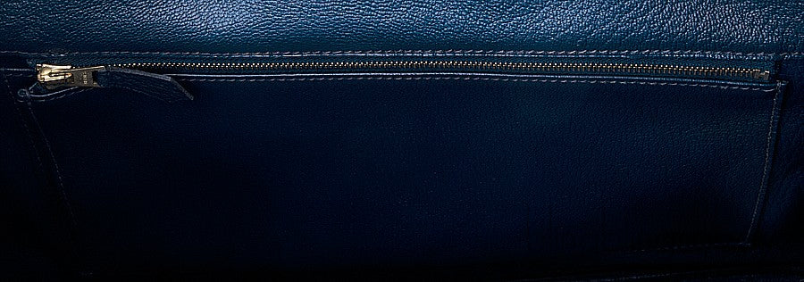 Birkin 35 Navy Blue Taurillon Clem.