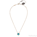 Van Cleef & Arpels Perlée Couleurs Turquoise Pendant Yellow Gold