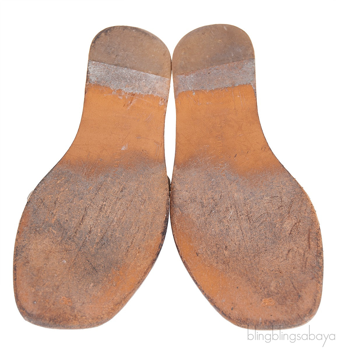 Bottega Veneta Off-white Leather Intrecciato Flat Slides