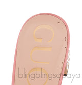 Pink Bow Crystal Vamp Mule